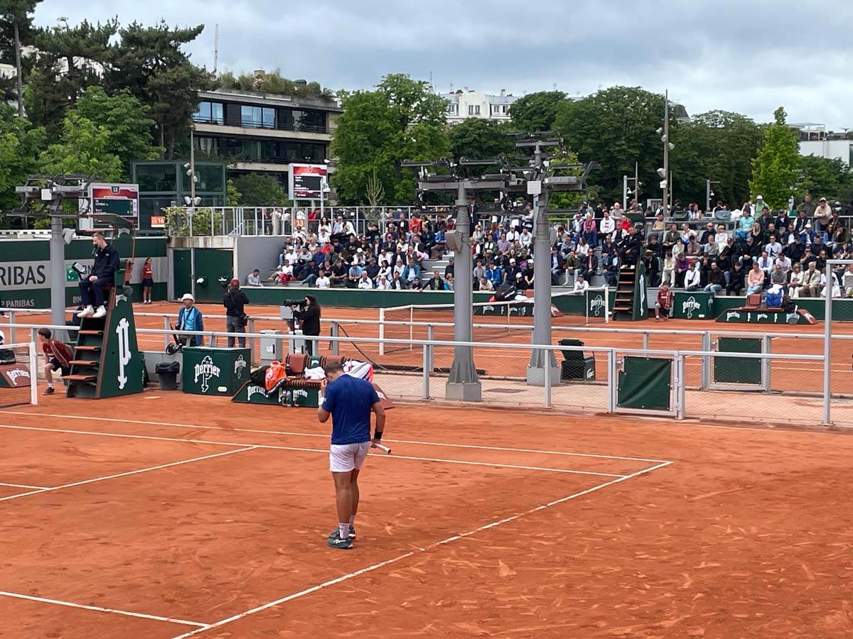 Hamad Međedović u trećem kolu Rolan Garosa