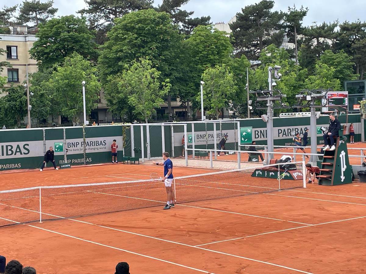 Hamad Međedović u trećem kolu Rolan Garosa