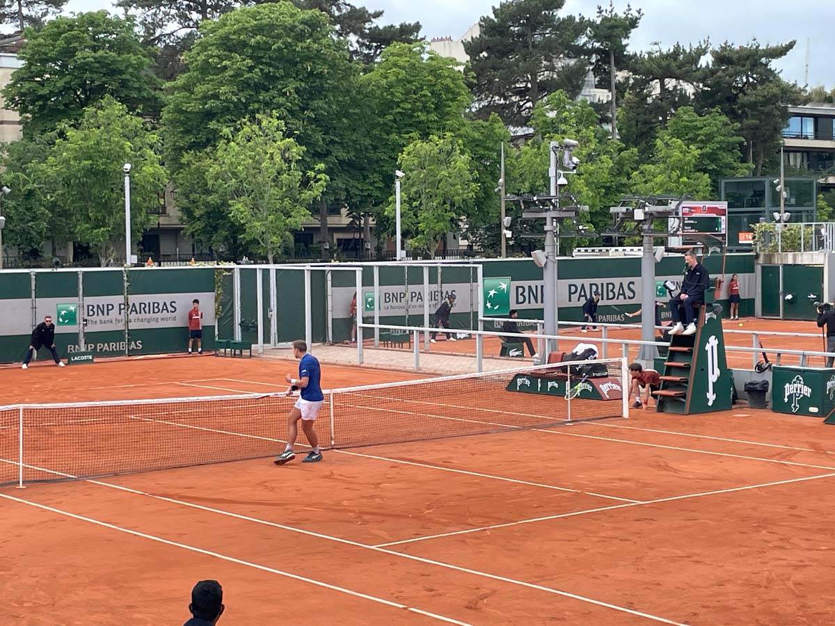 Hamad Međedović u trećem kolu Rolan Garosa