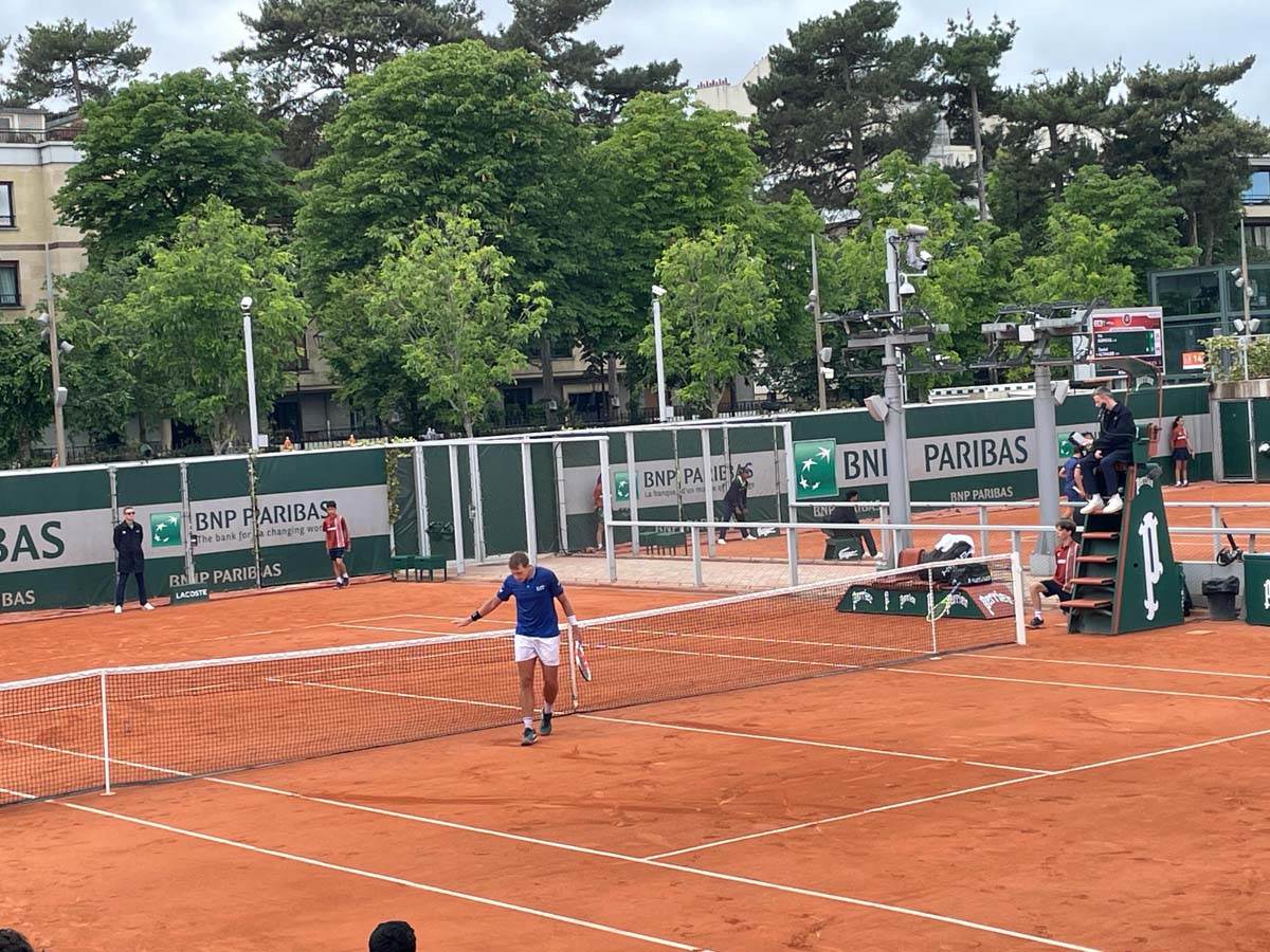 Hamad Međedović u trećem kolu Rolan Garosa