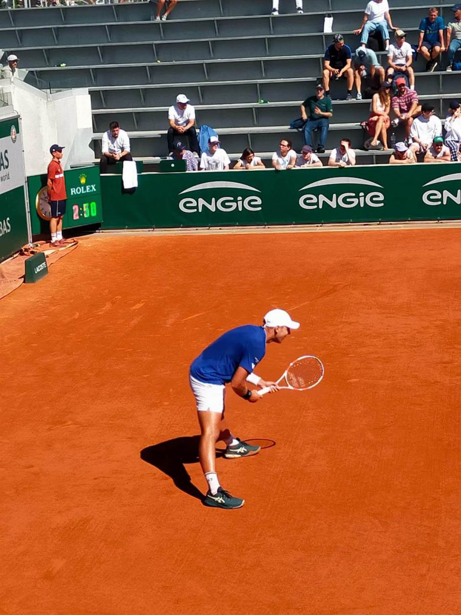 Hamad Međedović uživo na Rolan Garosu 