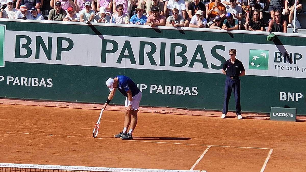 Hamad Međedović uživo na Rolan Garosu 