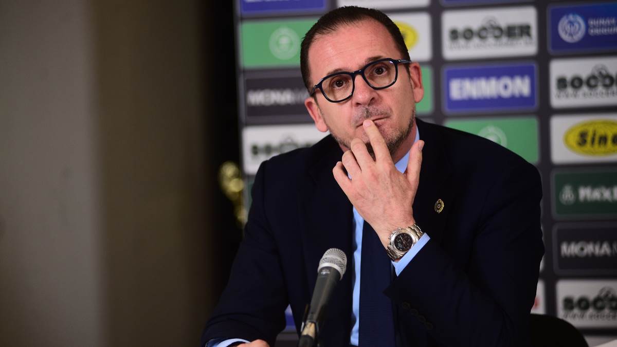 Predrag Mijatović na konferenciji za novinare Partizana