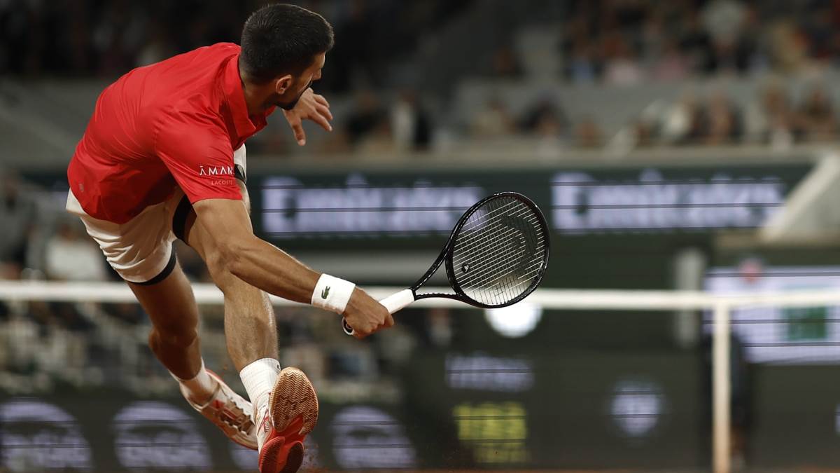 Novak Đoković na Rolan Garosu protiv Zvereva