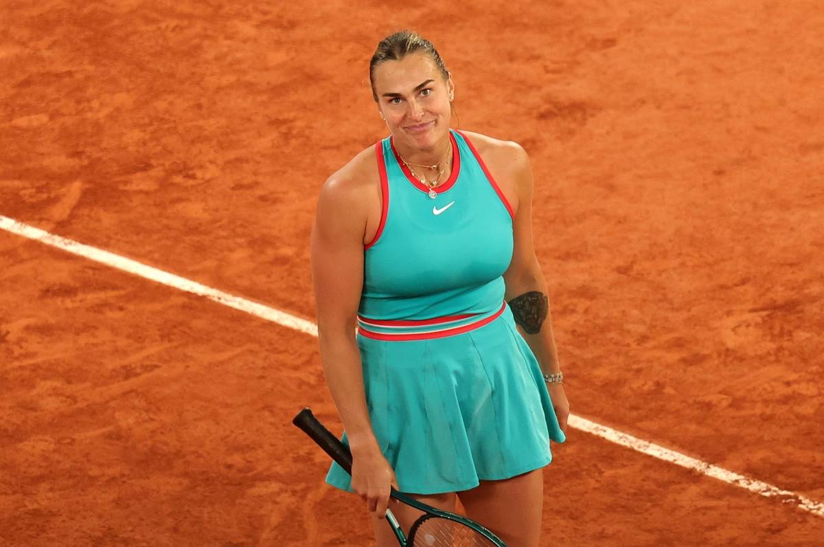 Arina Sabalenka na polufinalu Rolan Garosa protiv Ige Švjontek