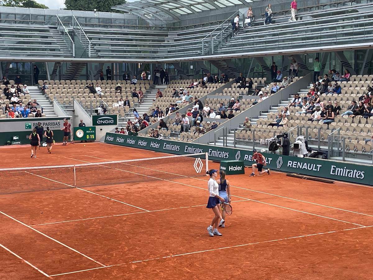 Aleksandra Krunić i Ana Danilina polufinale Rolan Garosa 1.jpg