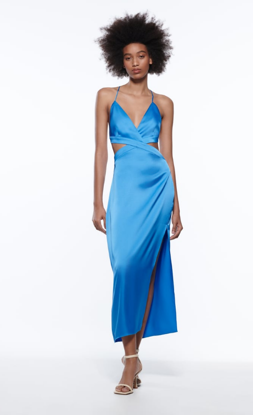 Trik za sužavanje svilene haljine