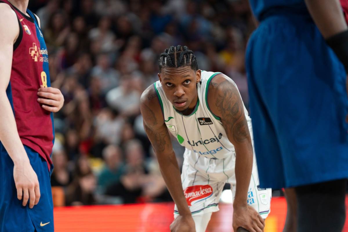 Tajson Karter košarkaš Unikahe na meču protiv Barselone