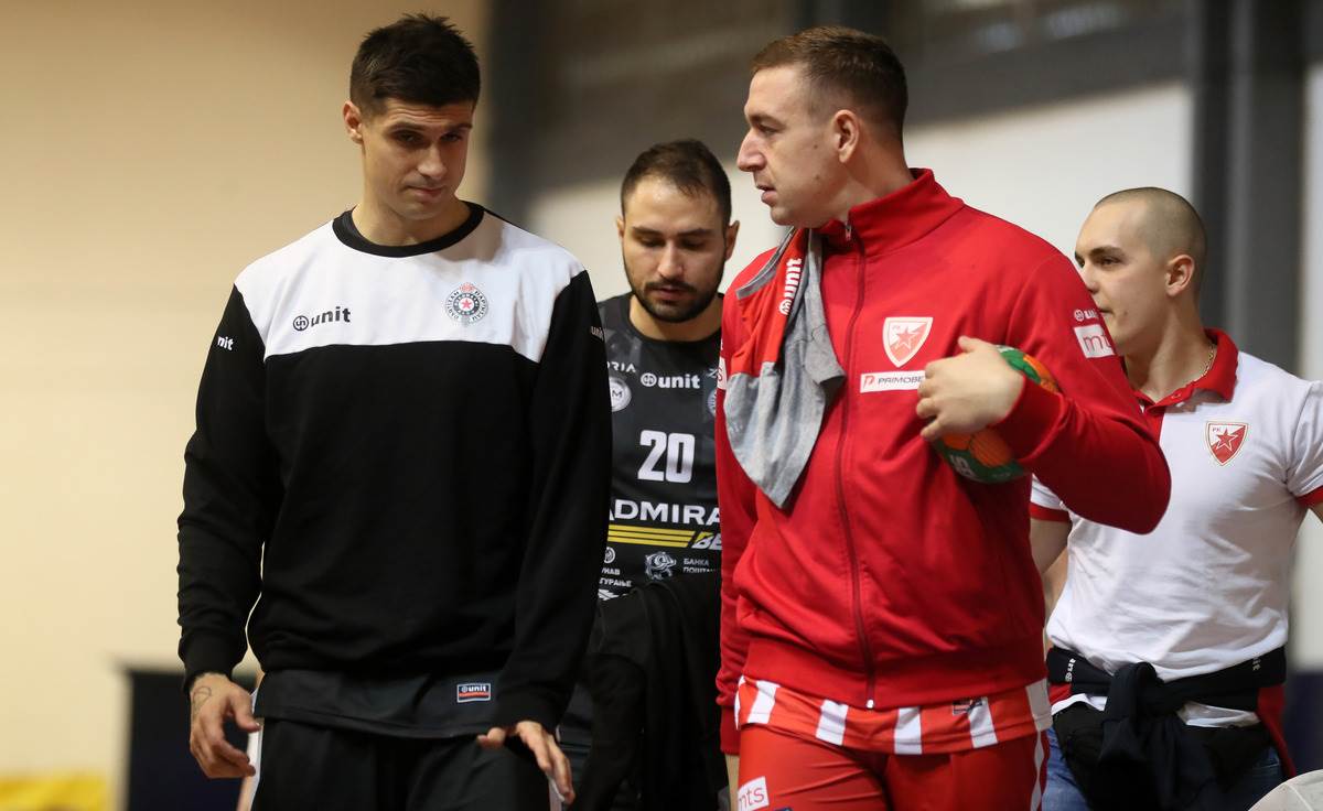 Petar Đorđić na derbiju sa Zvezdom