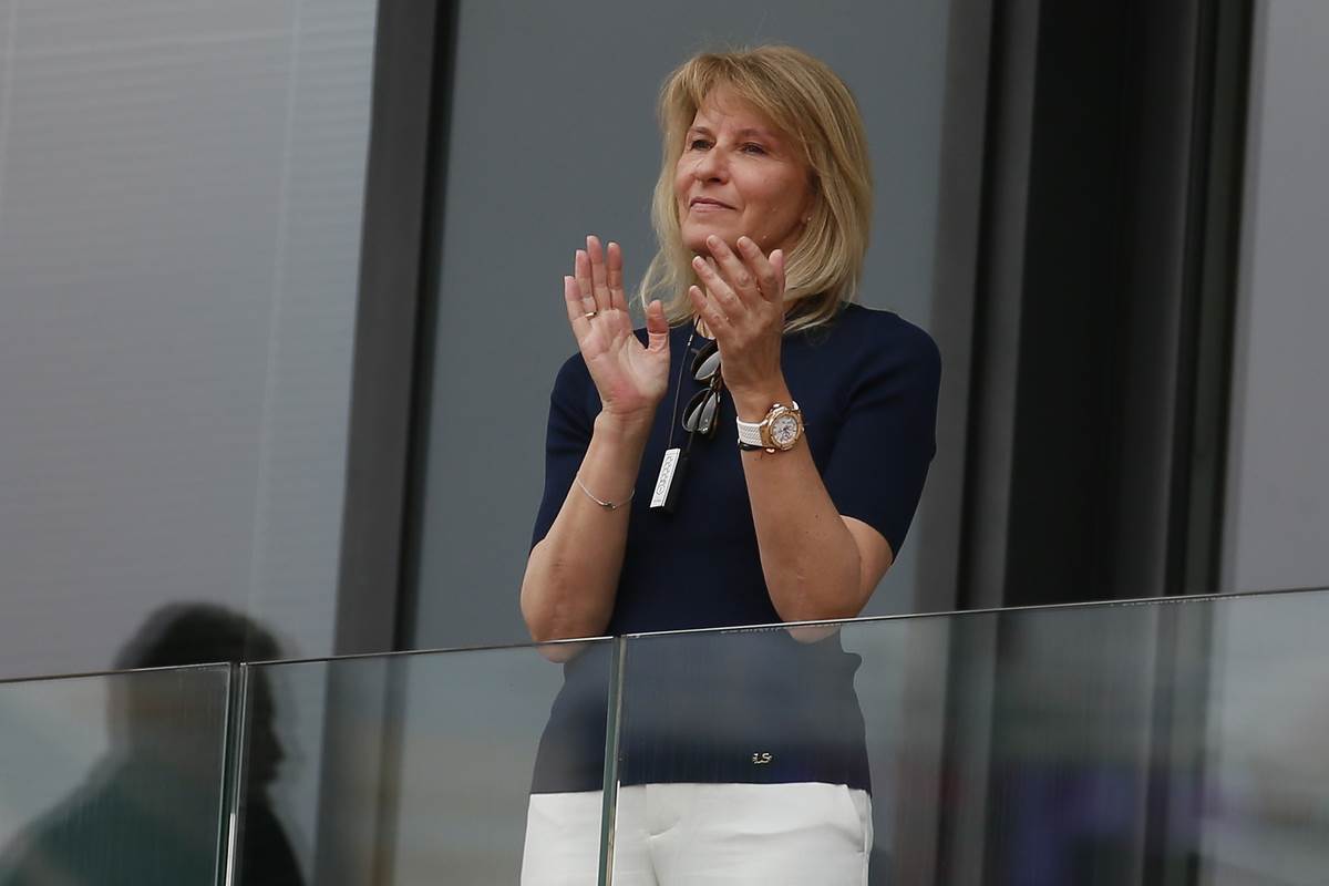 Dijana Đoković u loži Sportskog centra Novak na Dorćolu