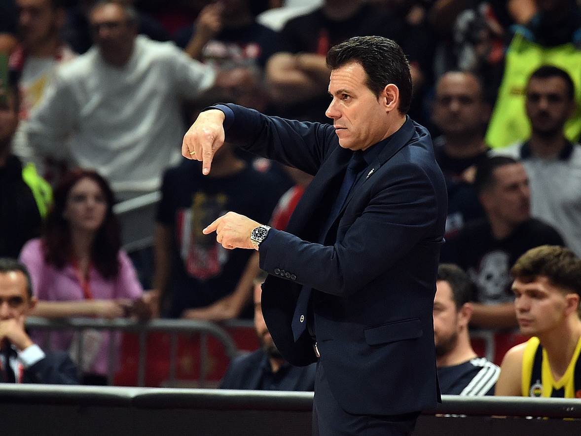 Grčki košarkaški trener Dimitris Itudis.