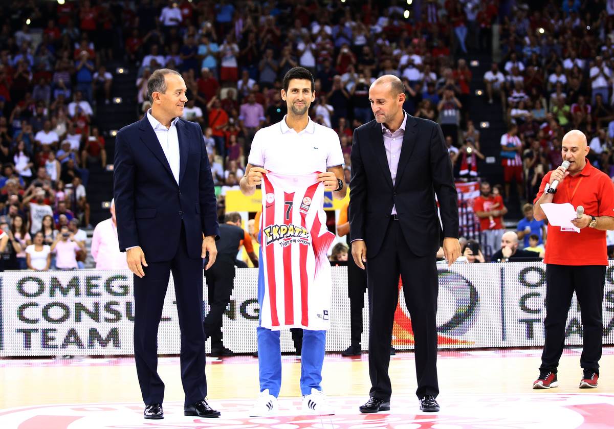 Novak Đoković i braća Angelopulos, gazde Olimpijakosa