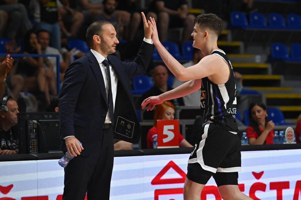 Bogdan Karaičić i Đorđe Đekularac na Partizan FMP