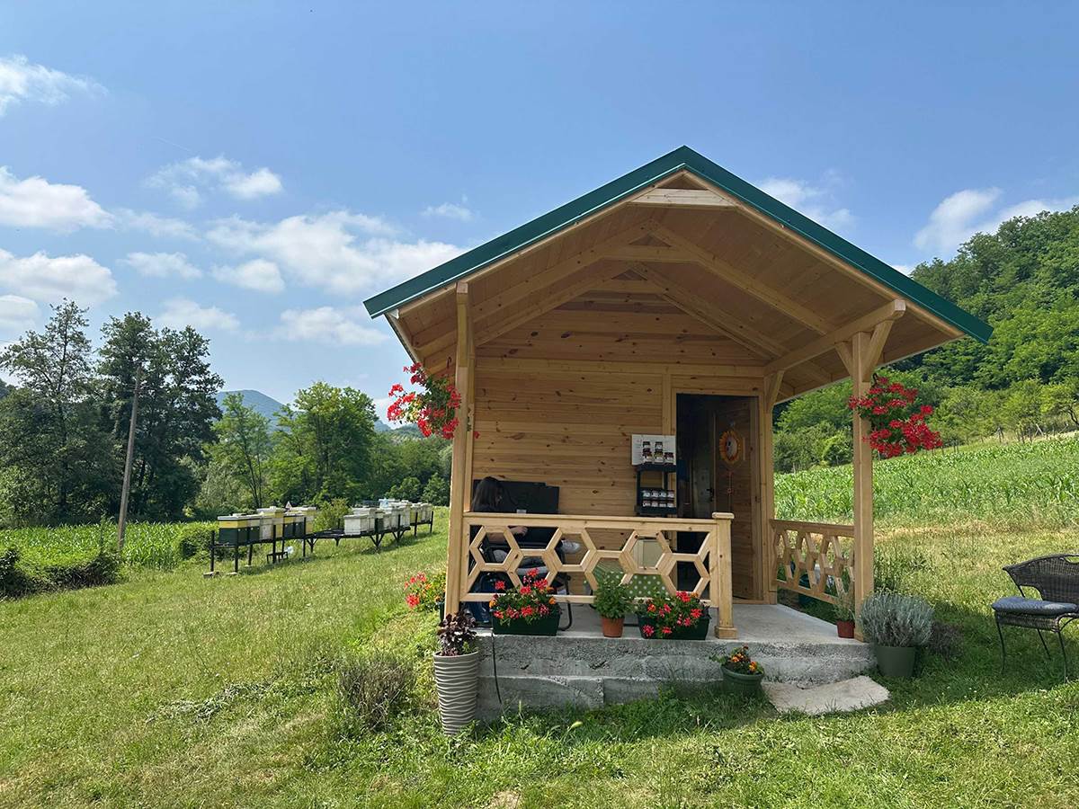 Apiterapija u selu Ježevica, podno planine Jelice