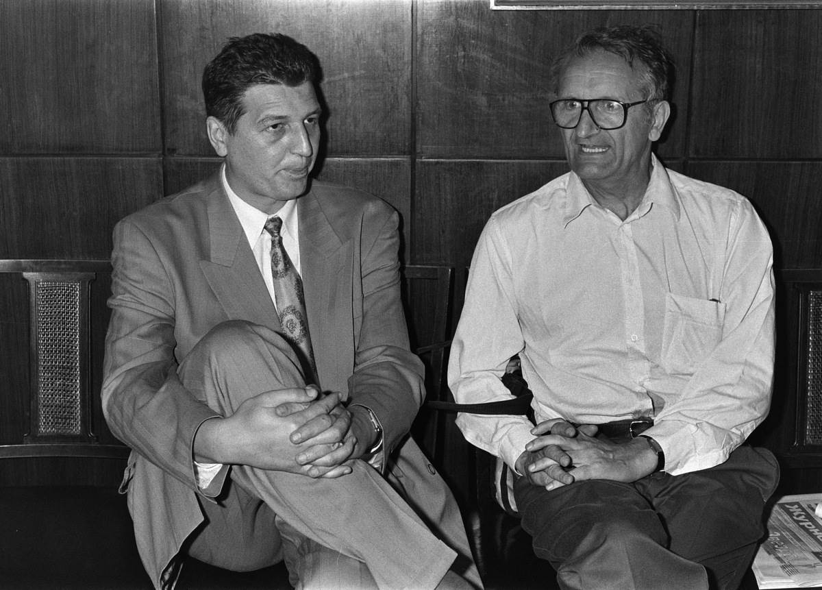 Dimitrije Bjelica i Zoran Damjanović u Beogradu