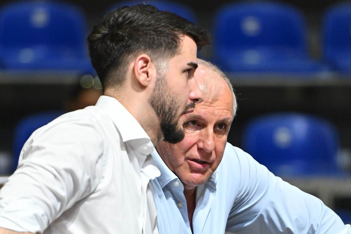 Željko Obradović na meču Partizan FMP