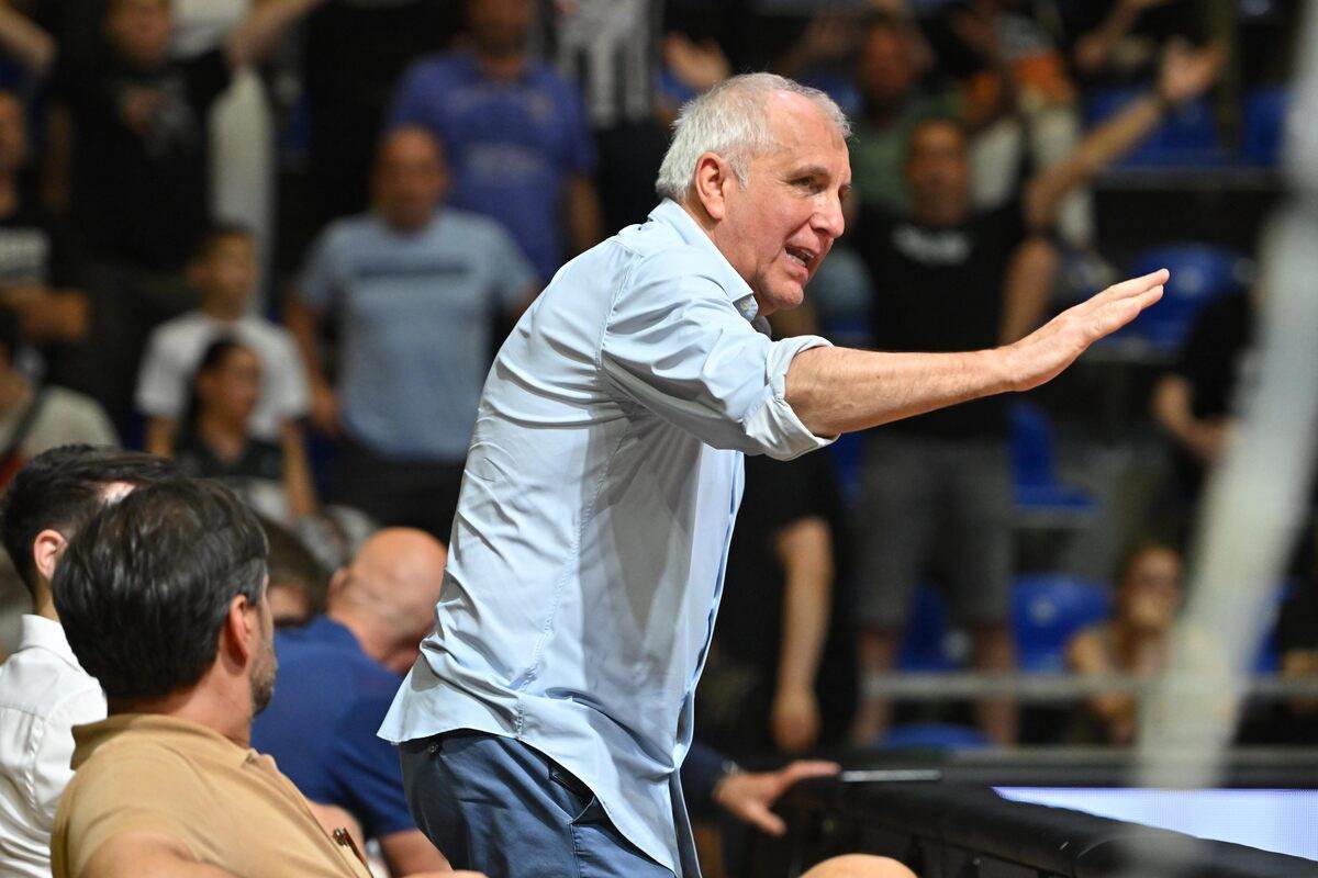 Željko Obradović na meču Partizan FMP