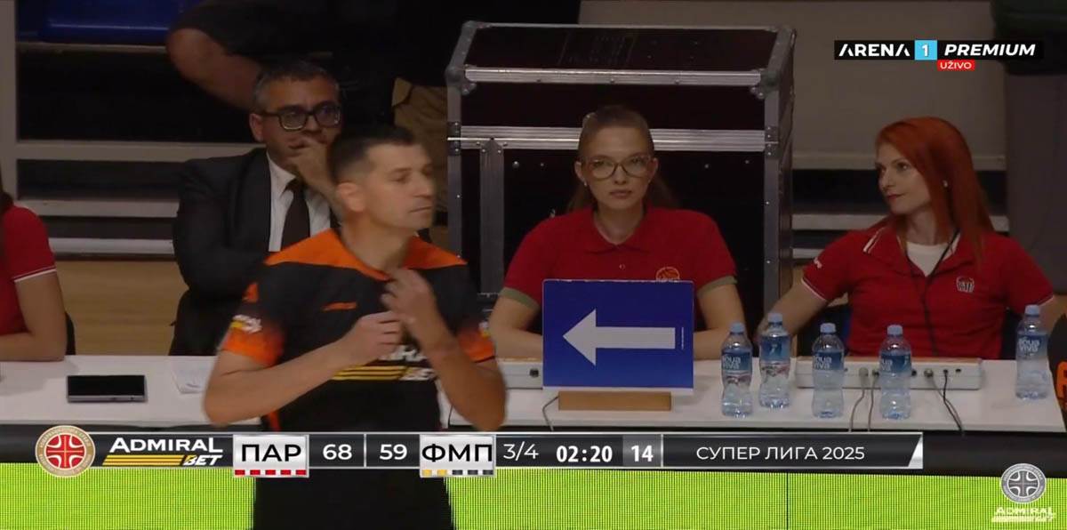 Prekinut meč Partizan FMP