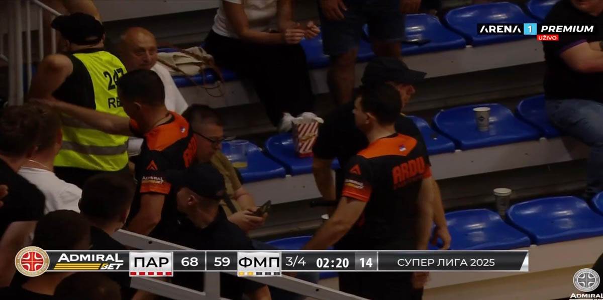 Prekinut meč Partizan FMP