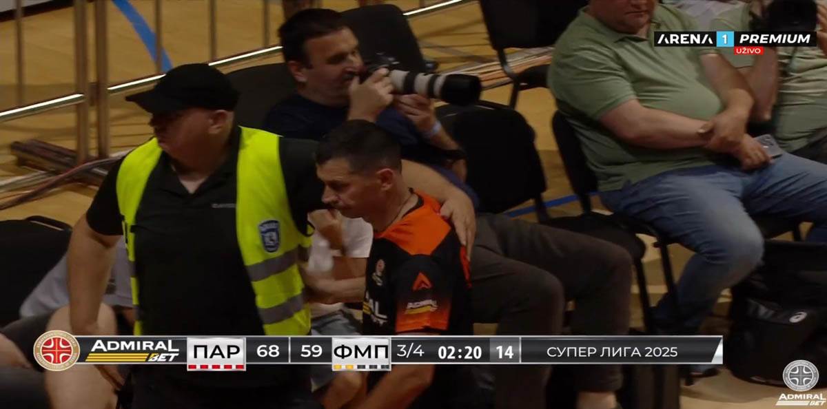 Prekinut meč Partizan FMP