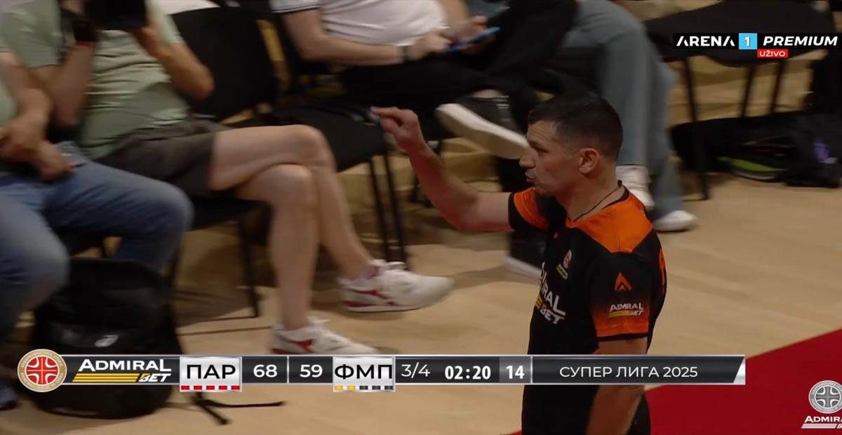 Prekinut meč Partizan FMP