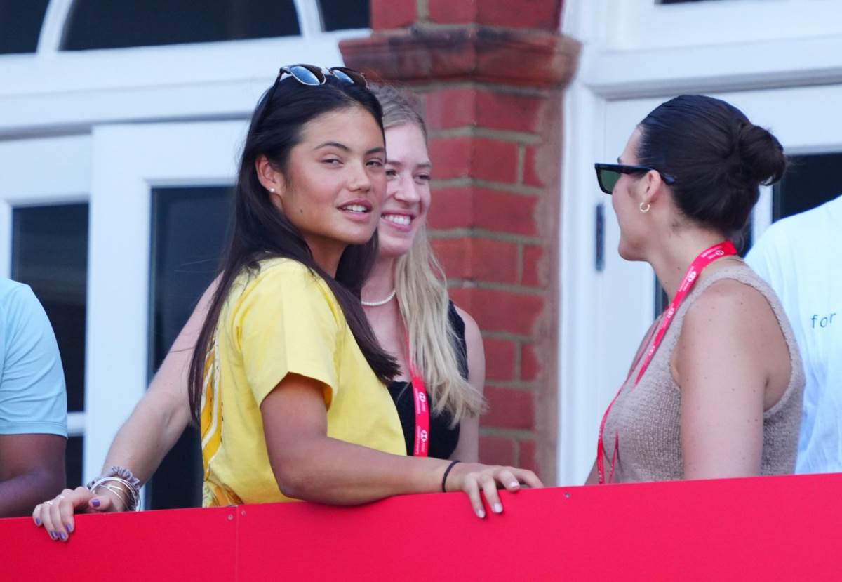 Ema Radukanu na meču Karlosa Alkaraza u Kvinus