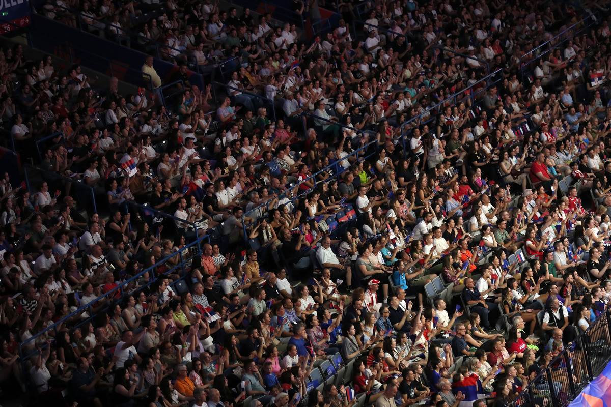 Odbojkašice Srbije u Beogradskoj areni