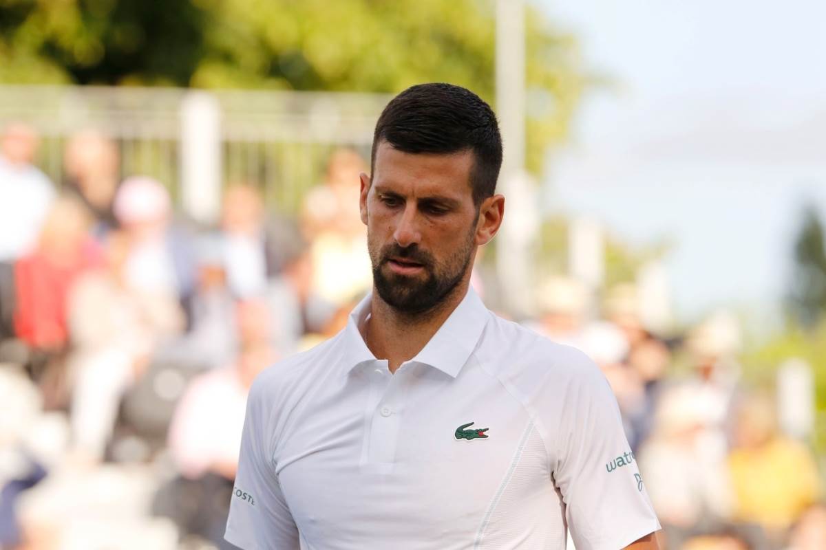 Novak Đoković na egzibiciji pred Vimbldon