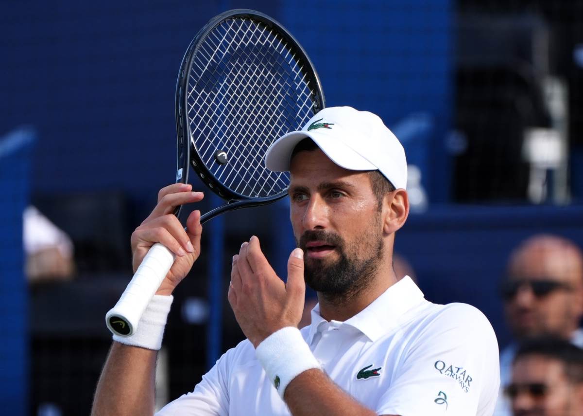 Novak Đoković na egzibiciji