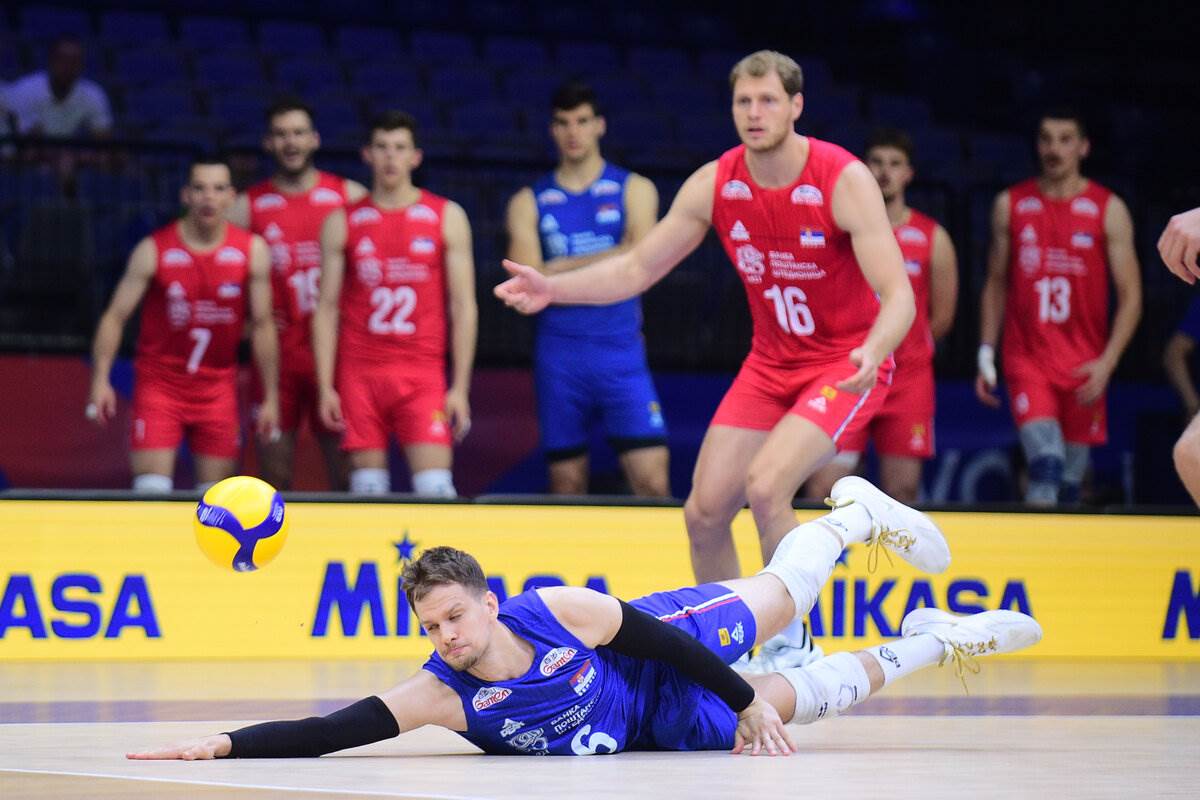 Odbojkaši Srbije protiv Argentine