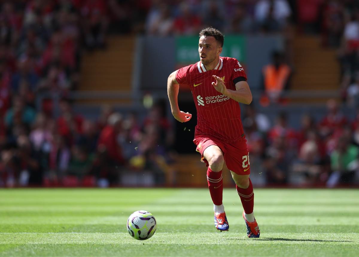 Dijogo Žota na utakmici Liverpul Sevilja