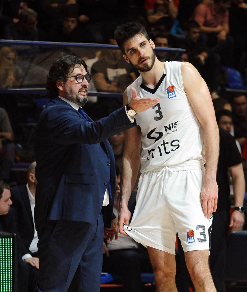 Andrea Trinkijeri i Rade Zagorac u Partizanu