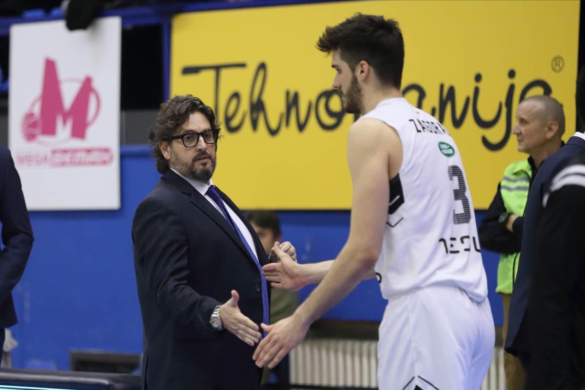 Andrea Trinkijeri i Rade Zagorac  u Partizanu