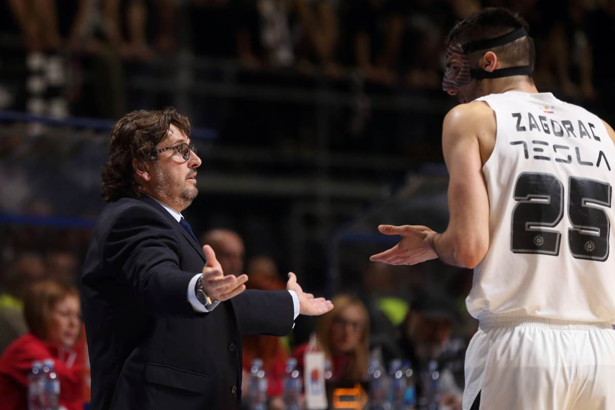 Andrea Trinkijeri i Rade Zagorac u Partizanu