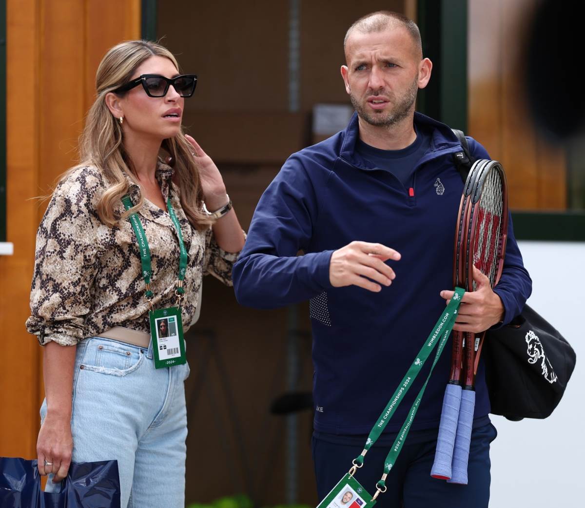 Den Evans i Lea na Vimbldonu