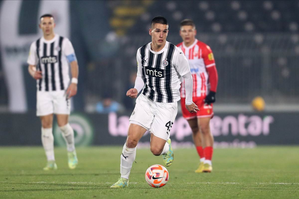 Mateja Stjepanović fudbaler Partizana