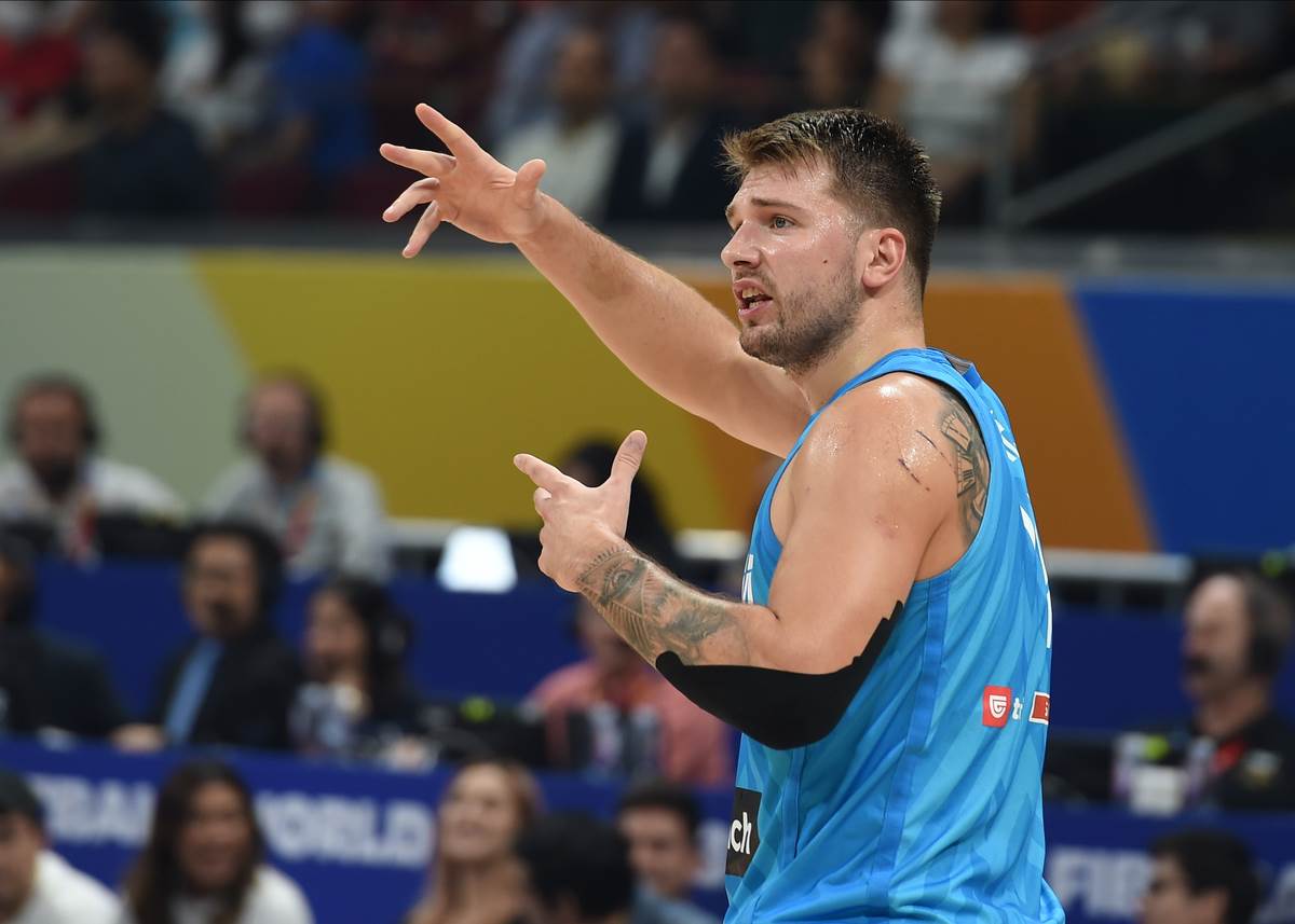 Luka Dončić u dresu reprezentacije Slovenije