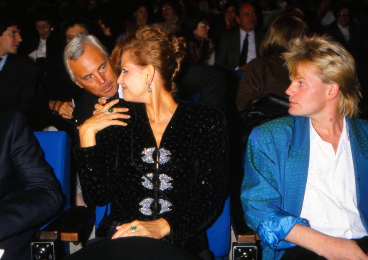 Đorđo Armani sa Klaudijom Kardinale