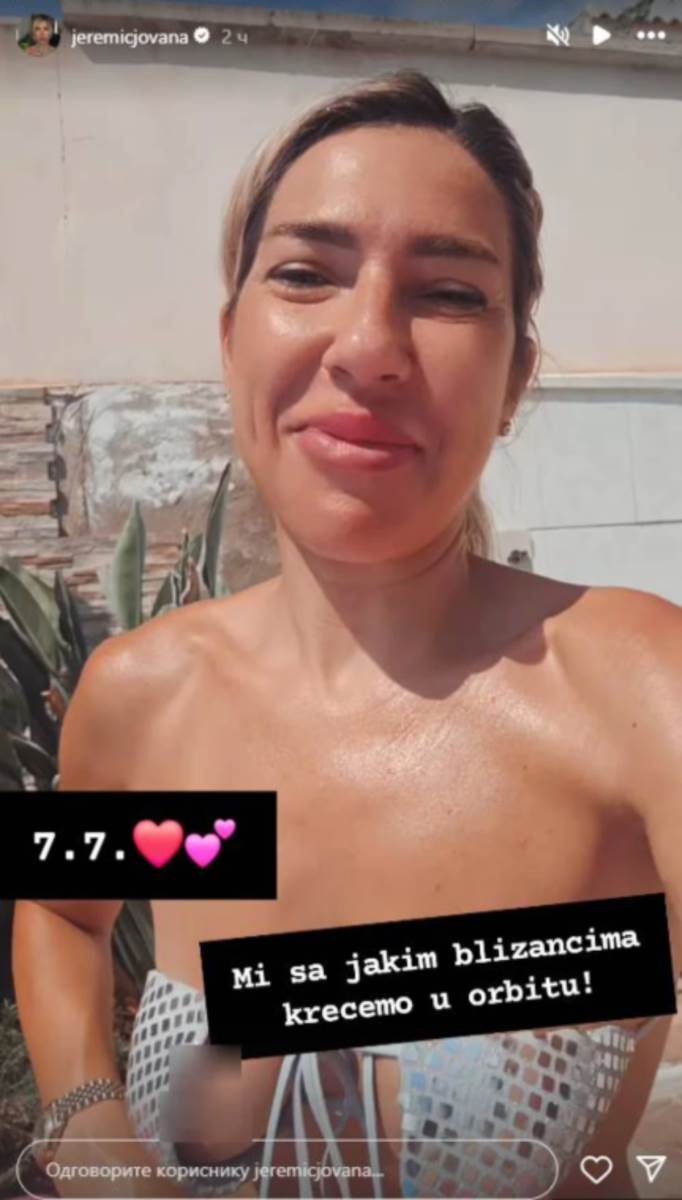 Jovani Jeremić ispala bradavica