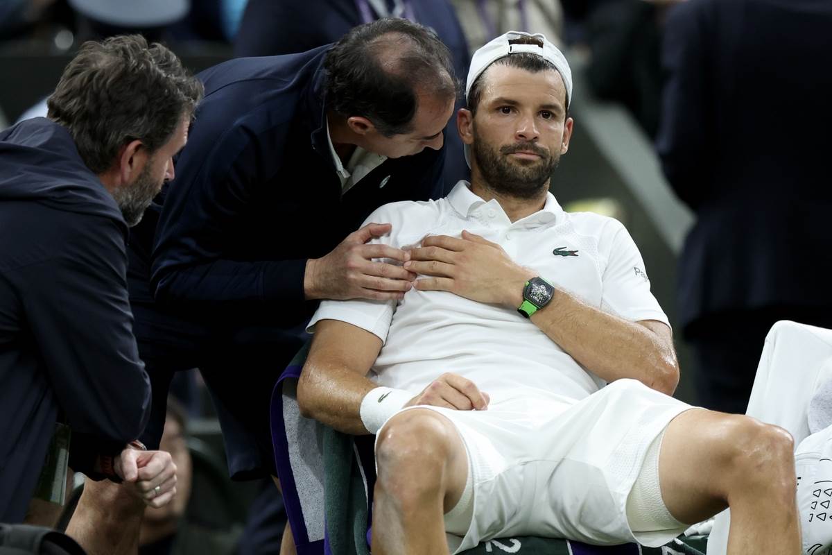 Grigor Dimitrov povređen protiv Janika Sinera