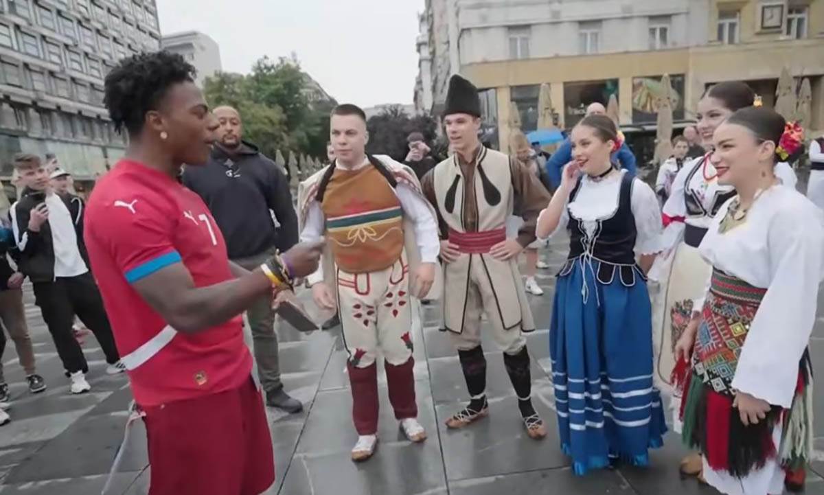 Jedan od najpoznatijih svetskih influensera Speed došao u Srbiju, odmah zaigrao kolo sa šajkačom