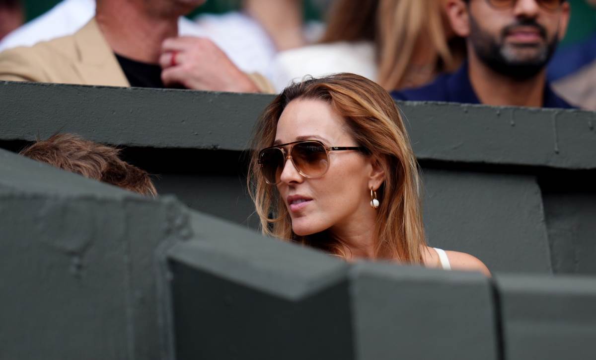Jelena Đoković na meču Novaka i Kobolija