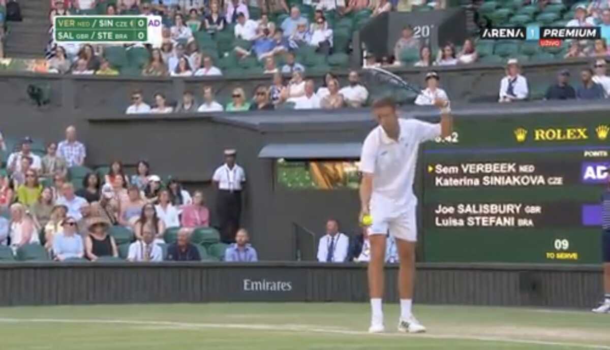 Sem Verbik servira na Vimbldonu