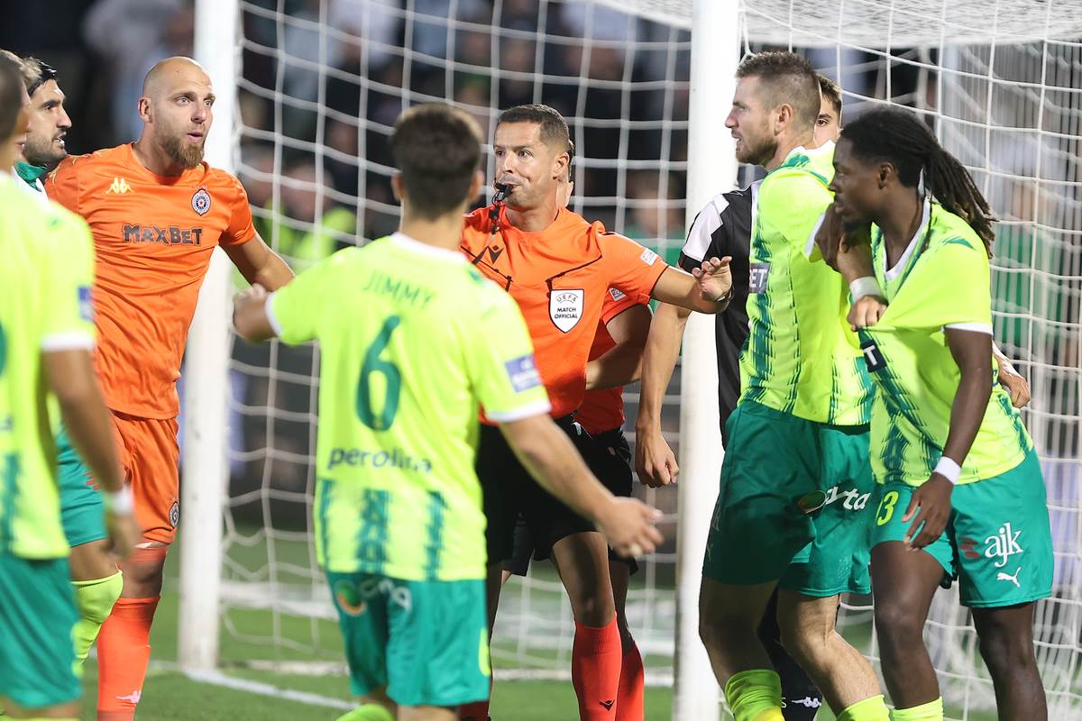 Partizan - AEK tuča na kraju