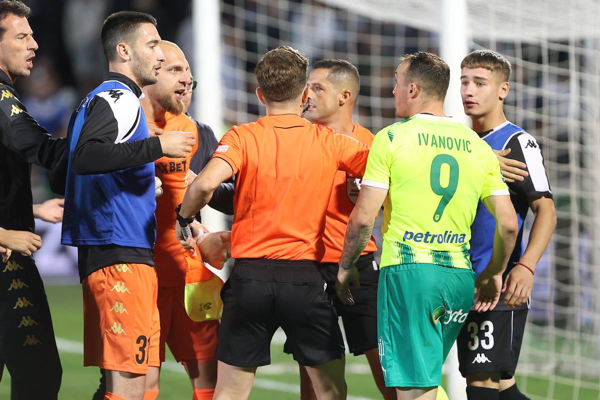 Partizan - AEK tuča na kraju