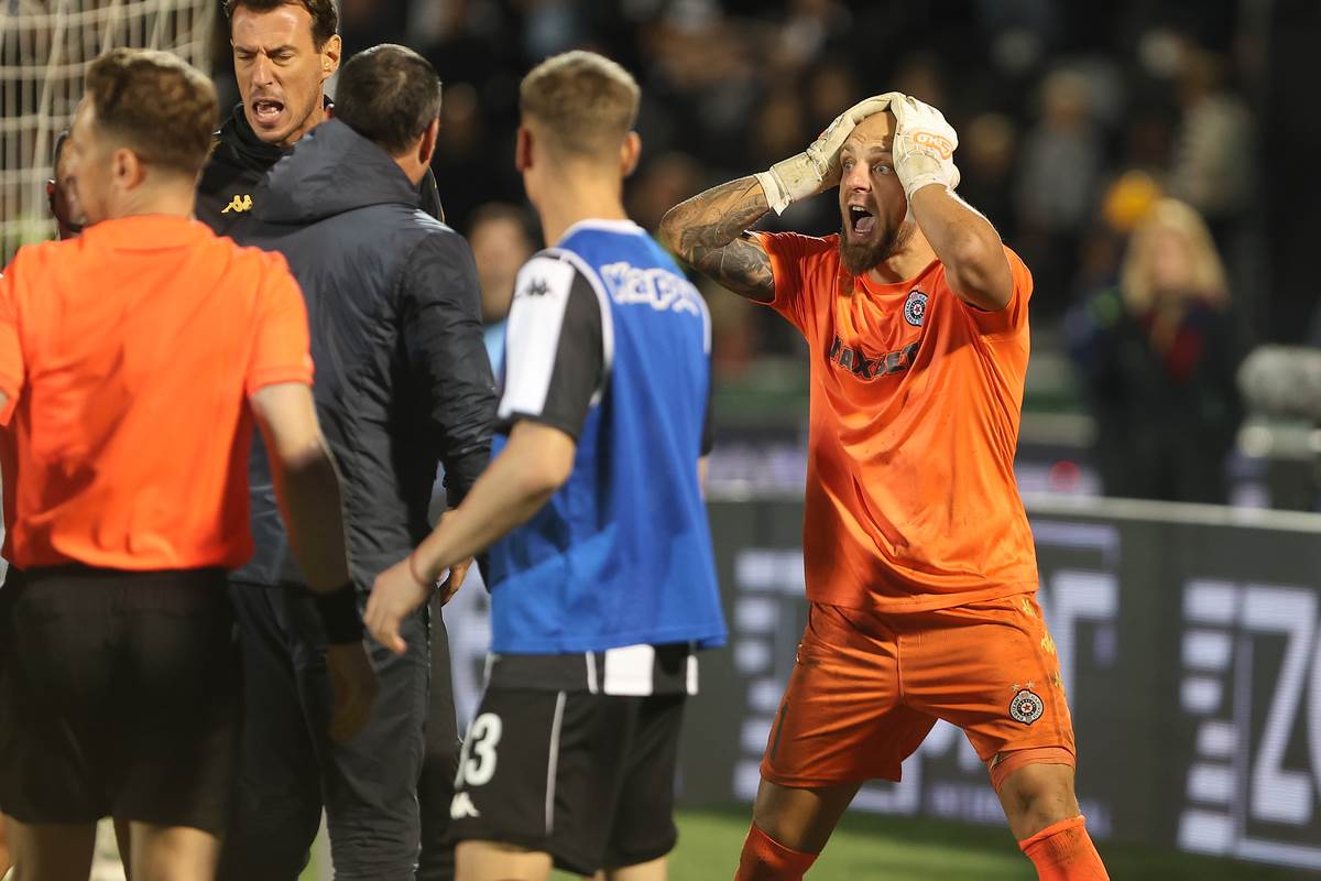 Partizan - AEK tuča na kraju