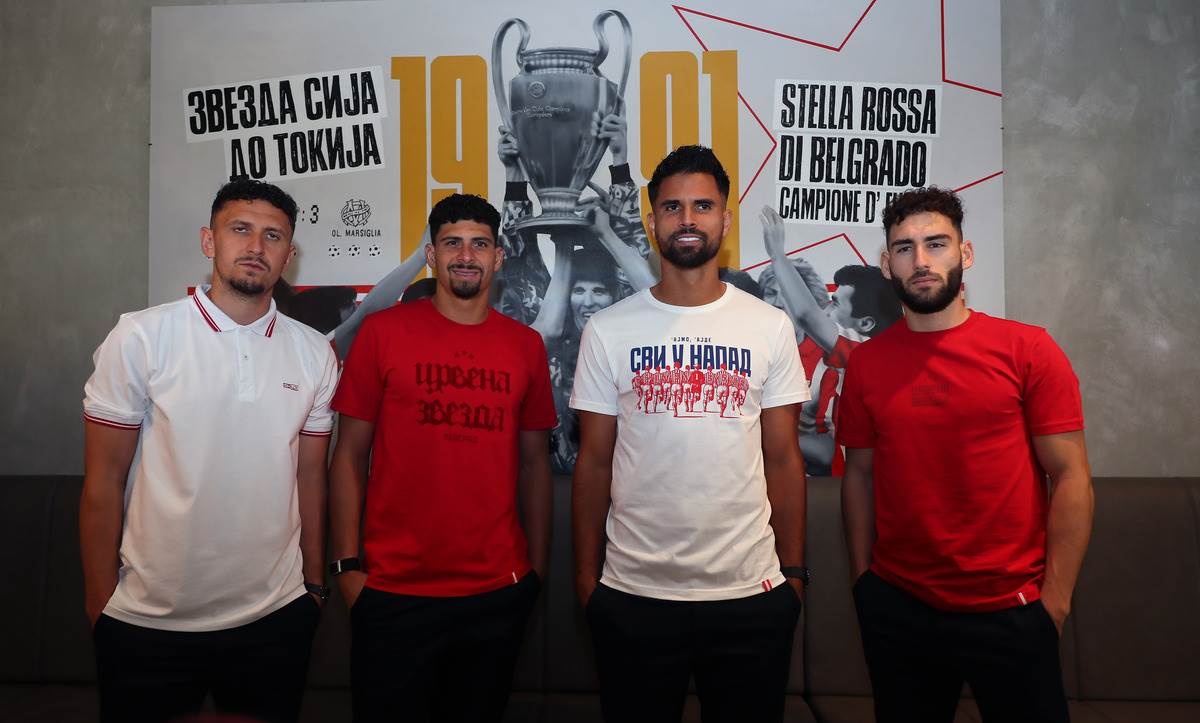 Rodrigao sa saigračima u Crvenoj zvezdi