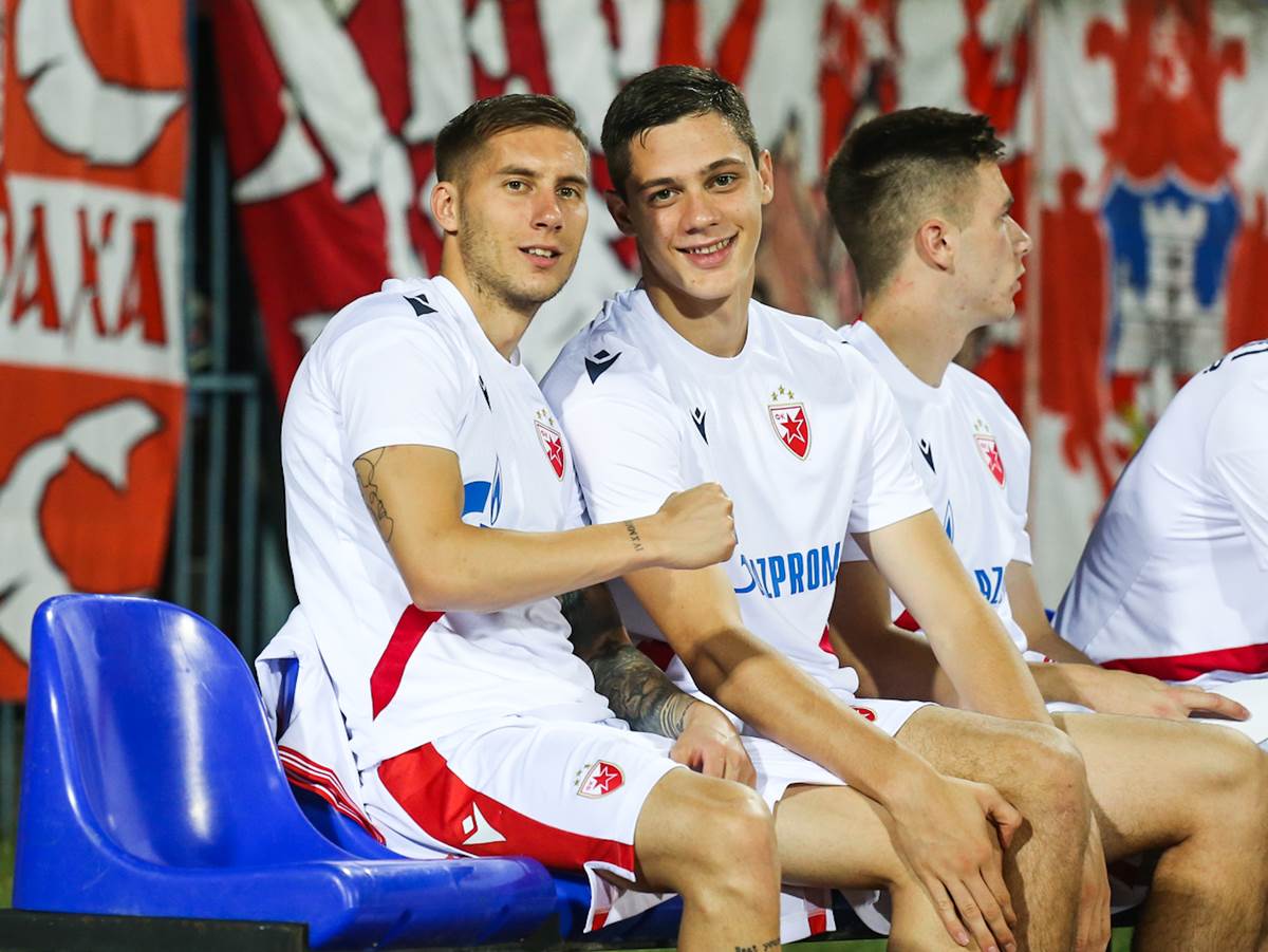 Veljko Nikolić i Stefan Leković na klupi Crvene zvezde