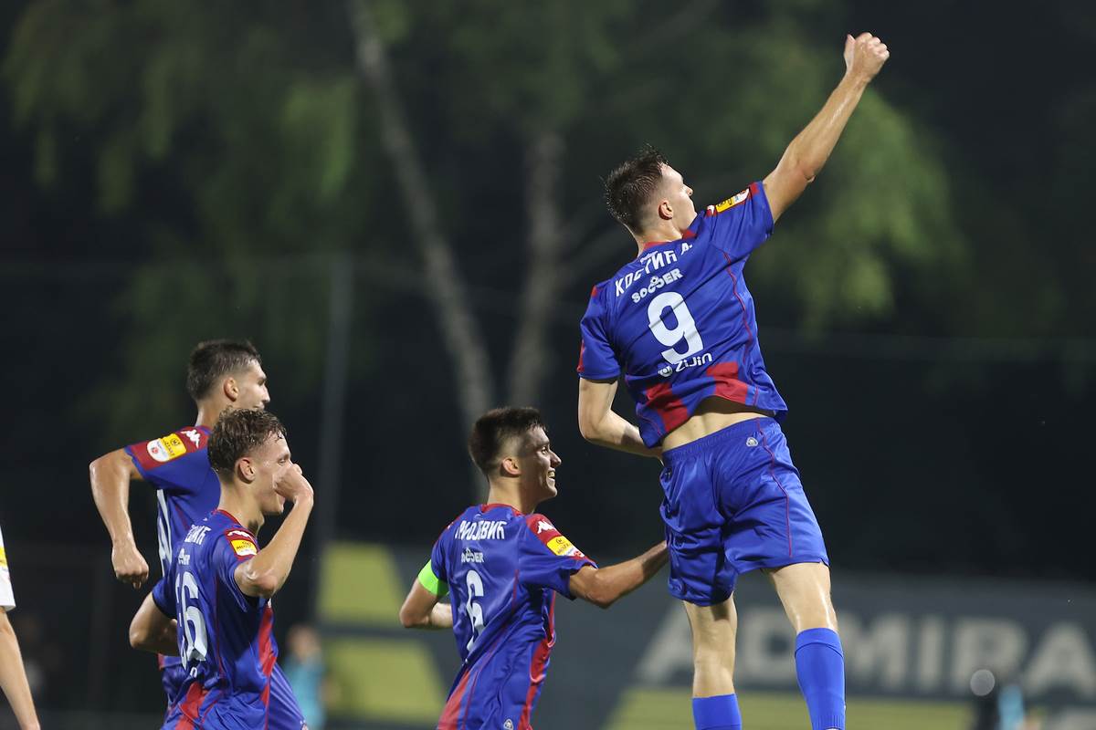 Andrej Kostić proslava gola za pobedu na Železničar Partizan