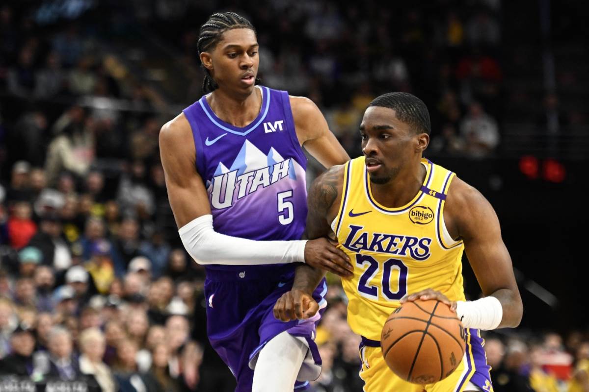 Šejk Milton u prodoru za Lejkerse protiv Jute